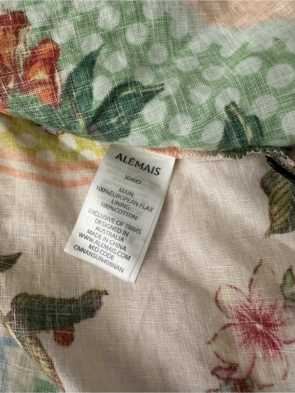 Alemais Lemonis Linen Summer Dress Size 0 - Picture 4 of 14